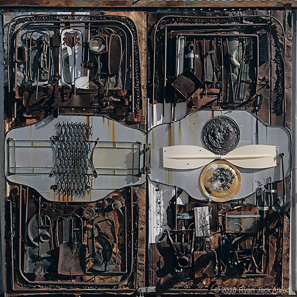 Noah Purifoy Hanger Doors Sculpture