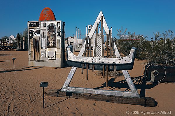 Noah Purifoy Viking Ship Sculpture